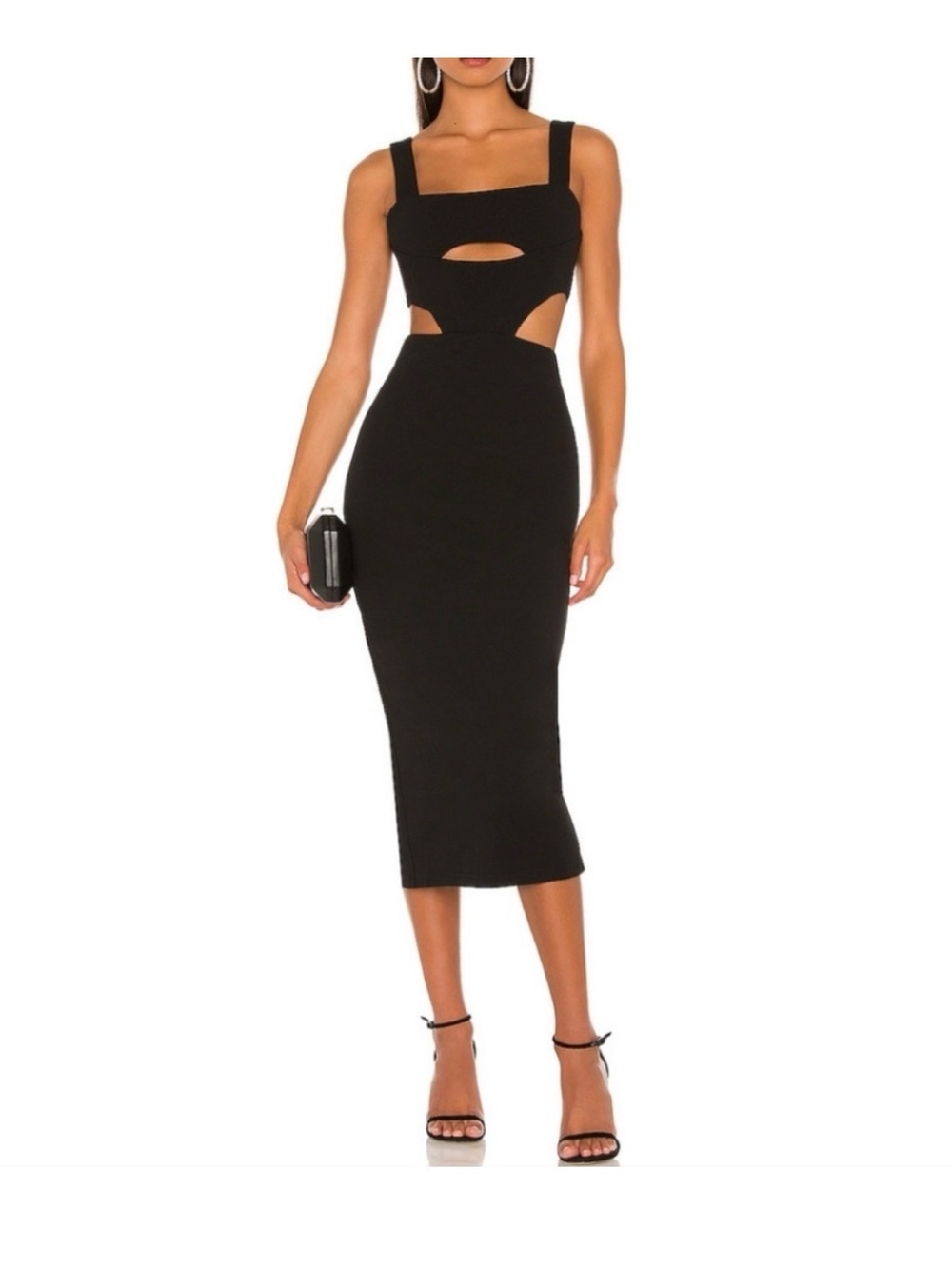 Atoir the vista dress Black Cutout Midi Dress